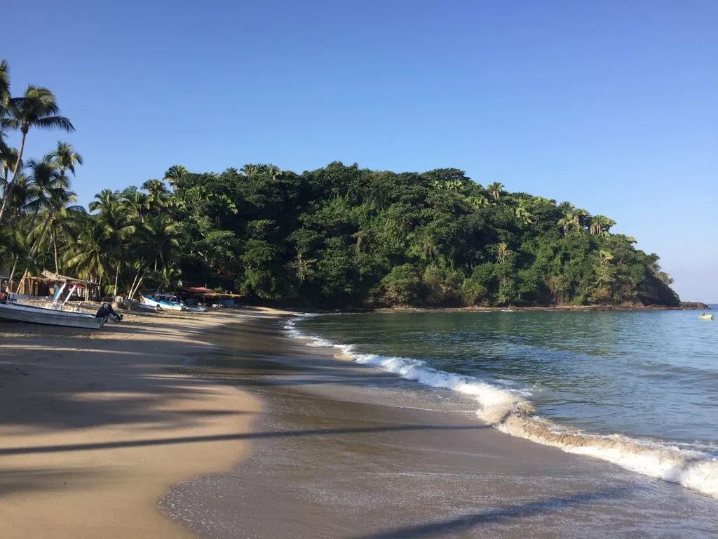 ff bijkomen aan het strand vlak bij puerto vallarta