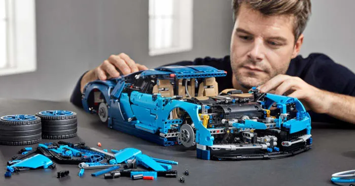 lego bugatti chiron promo