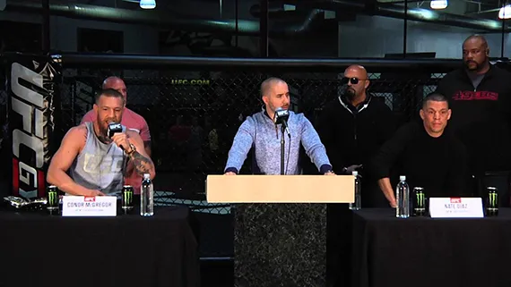 mcgregor diaz persconferentie