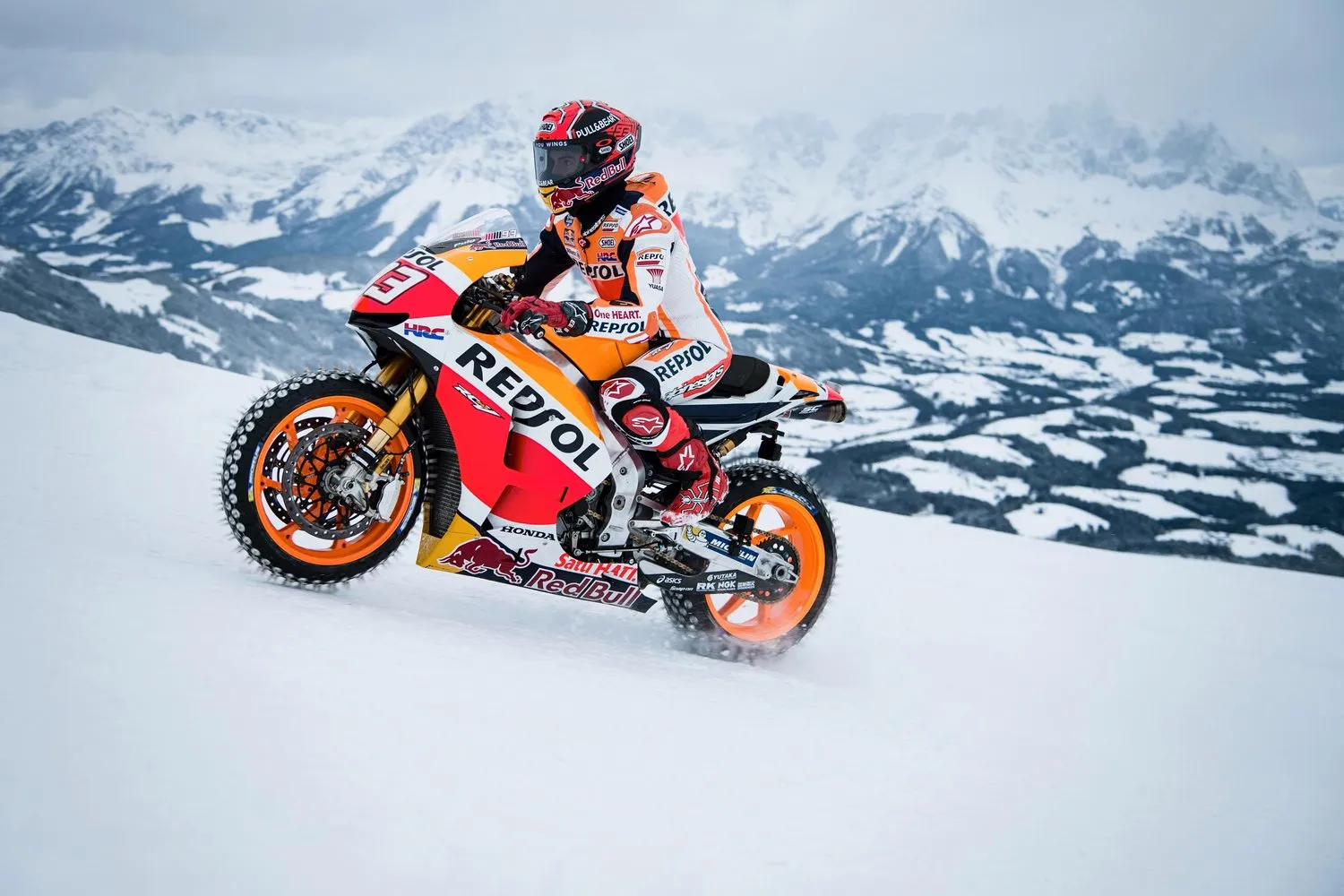 motogp marc marquez showrun kitzbuhel