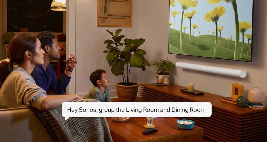 sonos voice control grouping