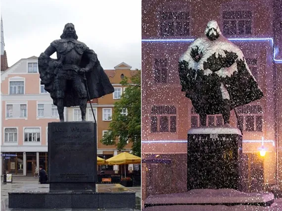 standbeeld darth vader front