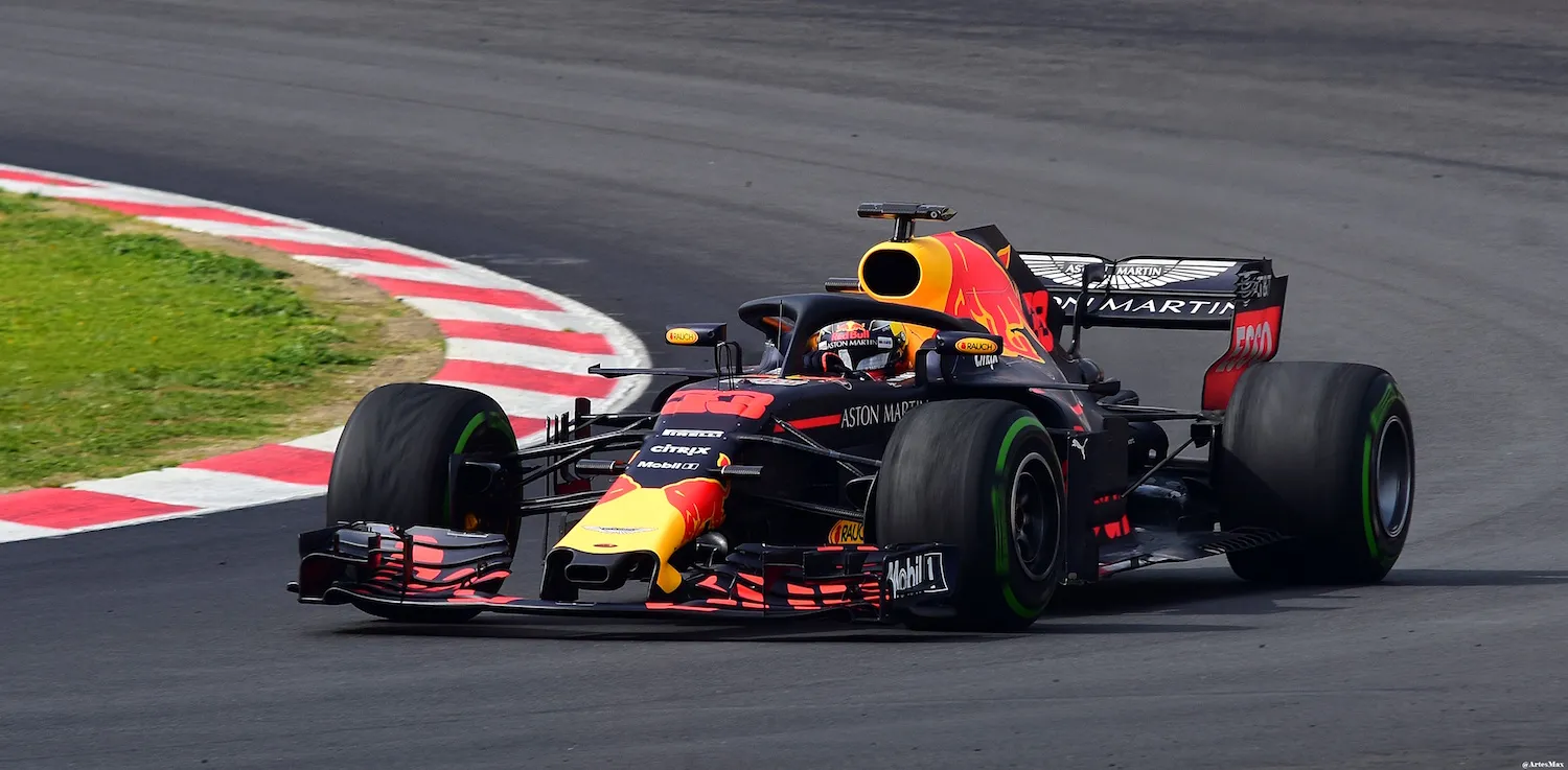 verstappen red bull rb14 testing barcelona