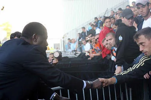 diouf decu par le public marseillais 12725