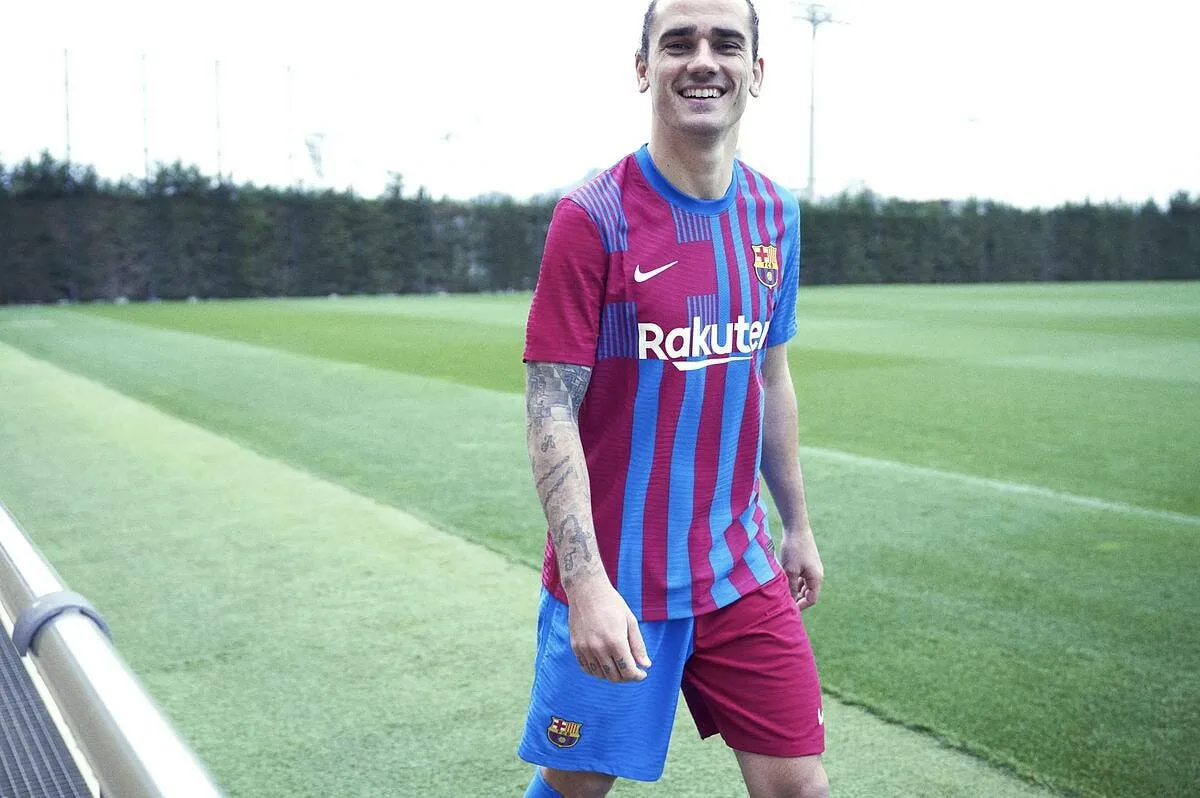 barca le nouveau maillot passe pas le short griezmann 316747