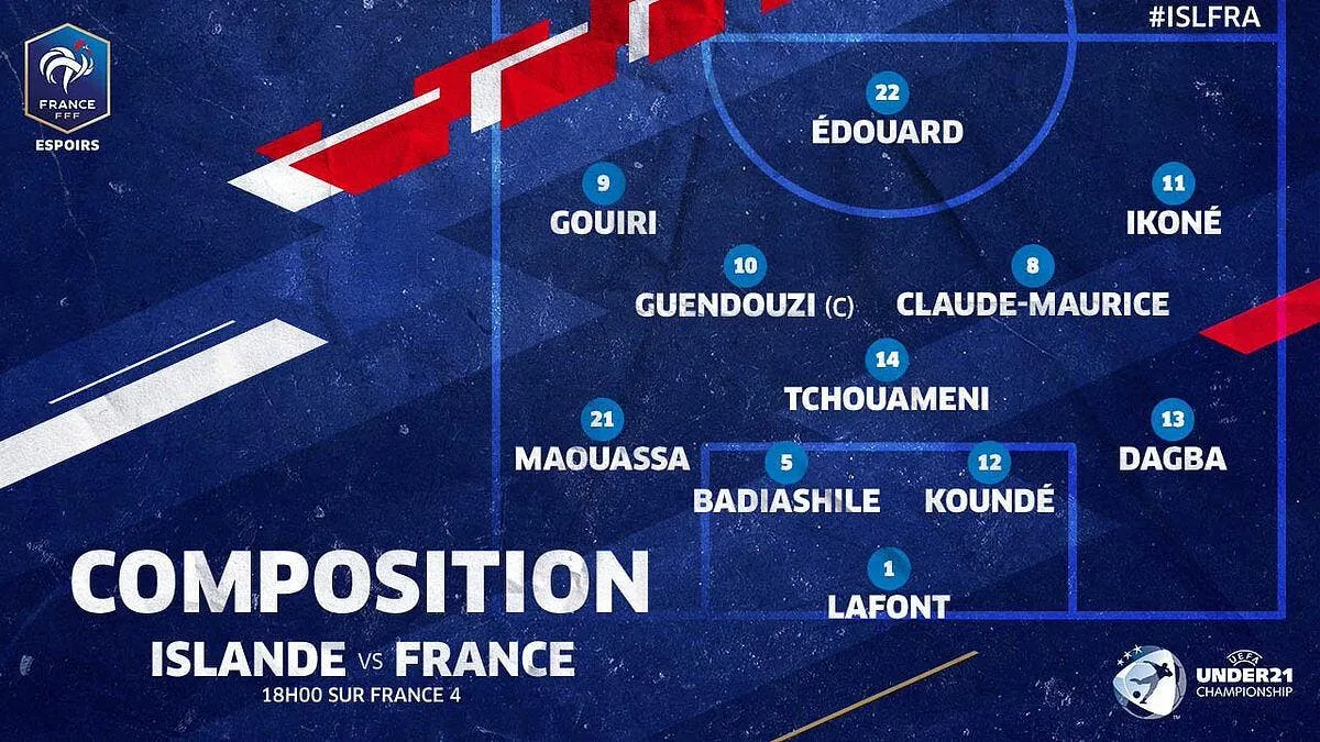 espoirs islande france les compos 18h sur france 4 ex0ohwqxaaapeuy 310493