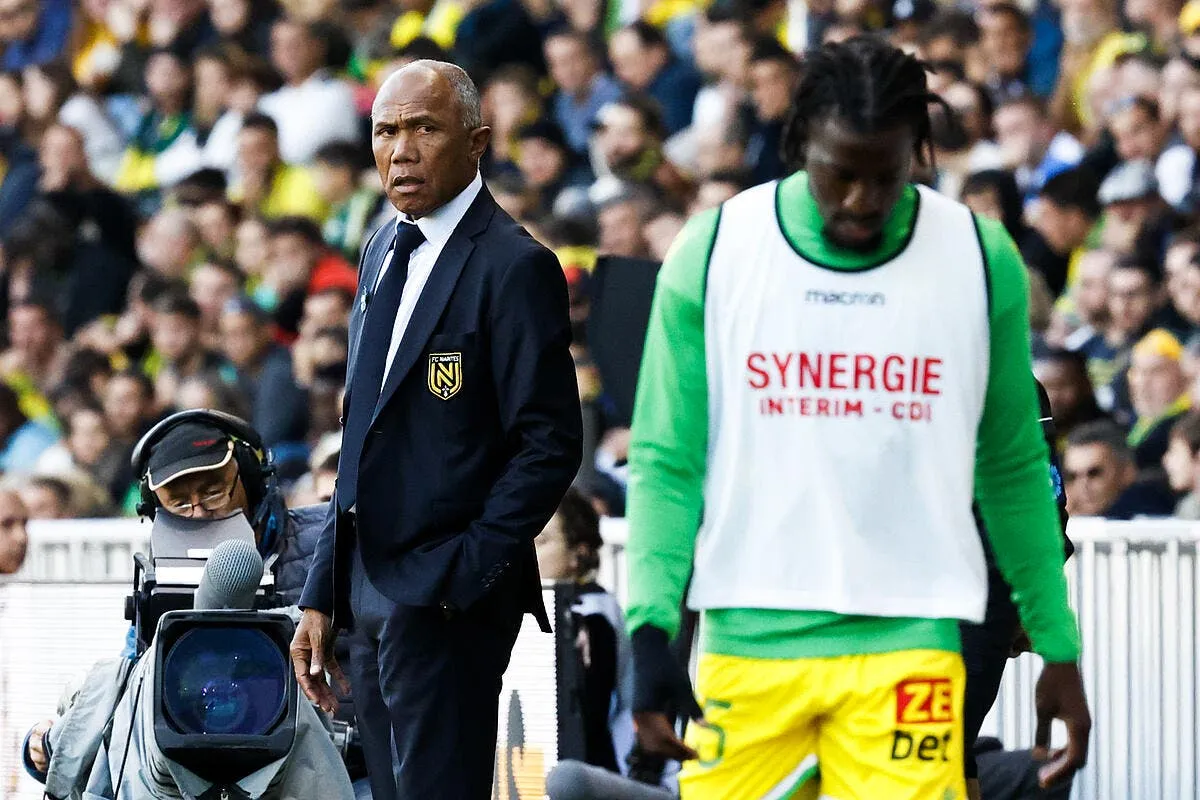 fcn nantes joue l europe et le maintien kombouare est furax icon lr65629 353520