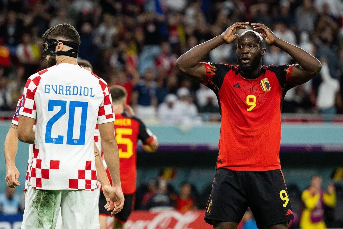 le maroc et la croatie eliminent la belgique lukaku 10 354191