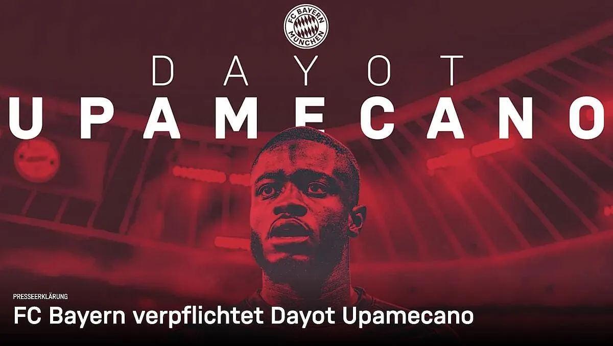 officiel upamecano signe au bayern munich upamecano 306781