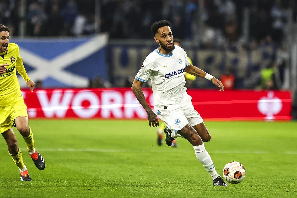 om marseille detruit villarreal aubameyang en profite pour battre un record iconsport 195147 0009 372905