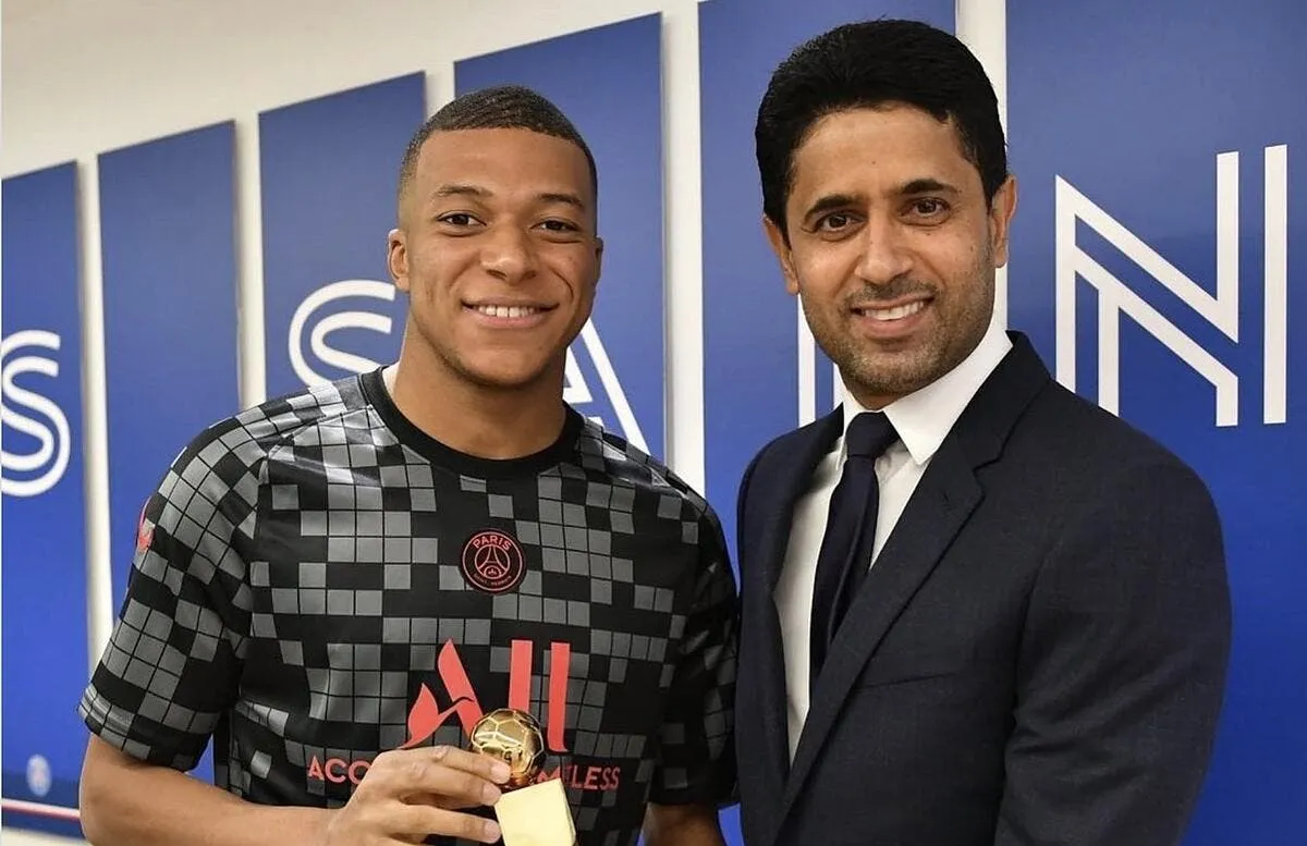 psg mbappe et al khelaifi la photo qui fait trembler madrid mbappe nasser 325993