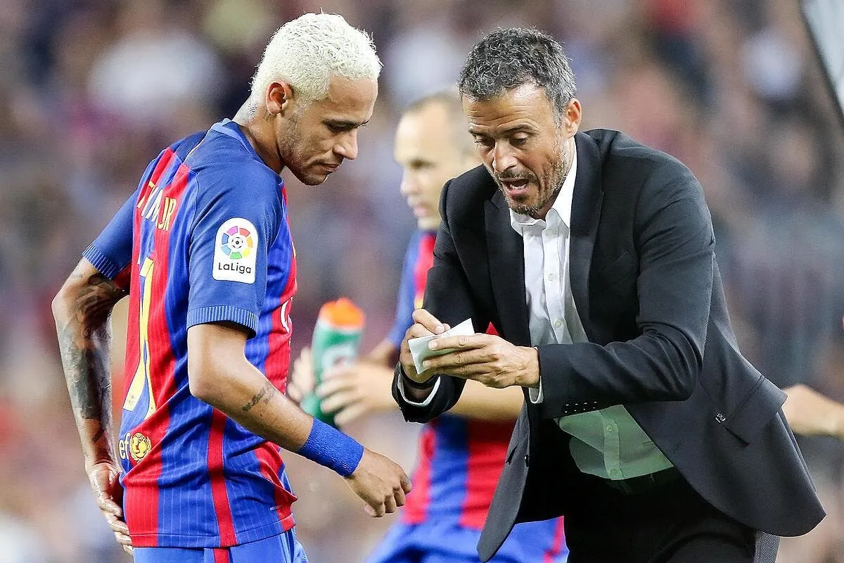 psg neymar rattrape luis enrique a son mot a dire enrique 6 361803