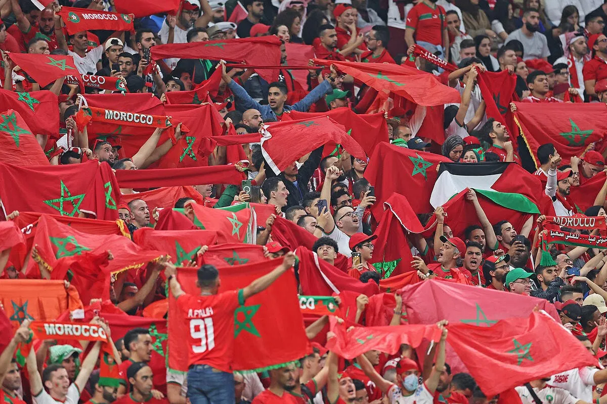 sur sa lancee le maroc repart pour un nouveau mondial supporters maroc 354732