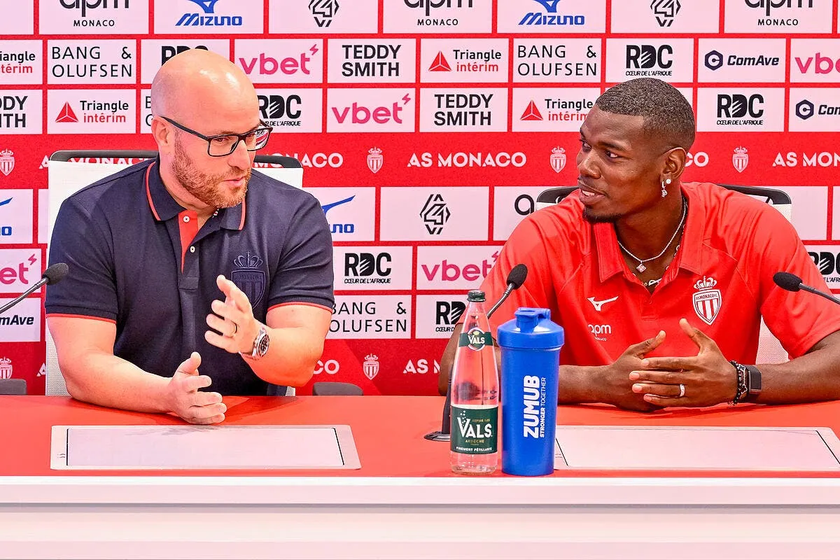 monaco a peine arrive pogba se fait deja recadrer pogba 81 395166