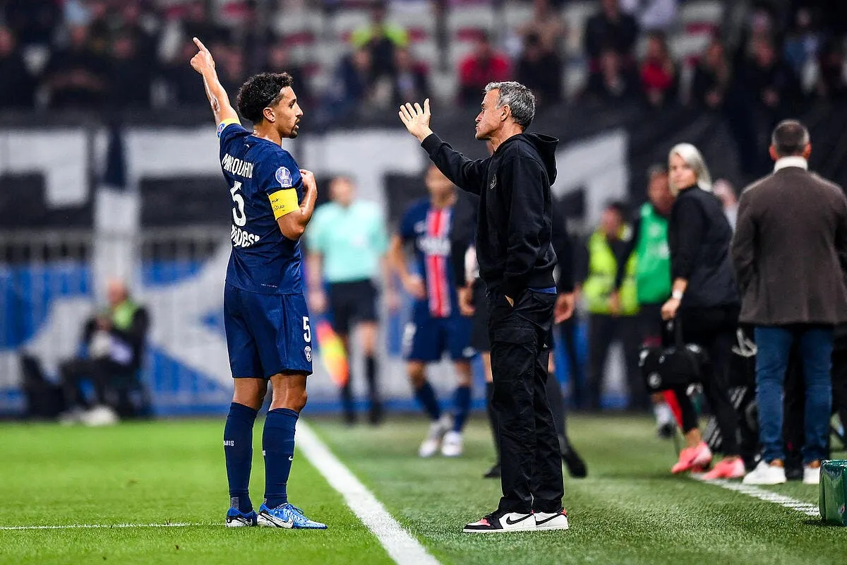 psg marquinhos dehors luis enrique refuse d obeir marquinhos 42 392062