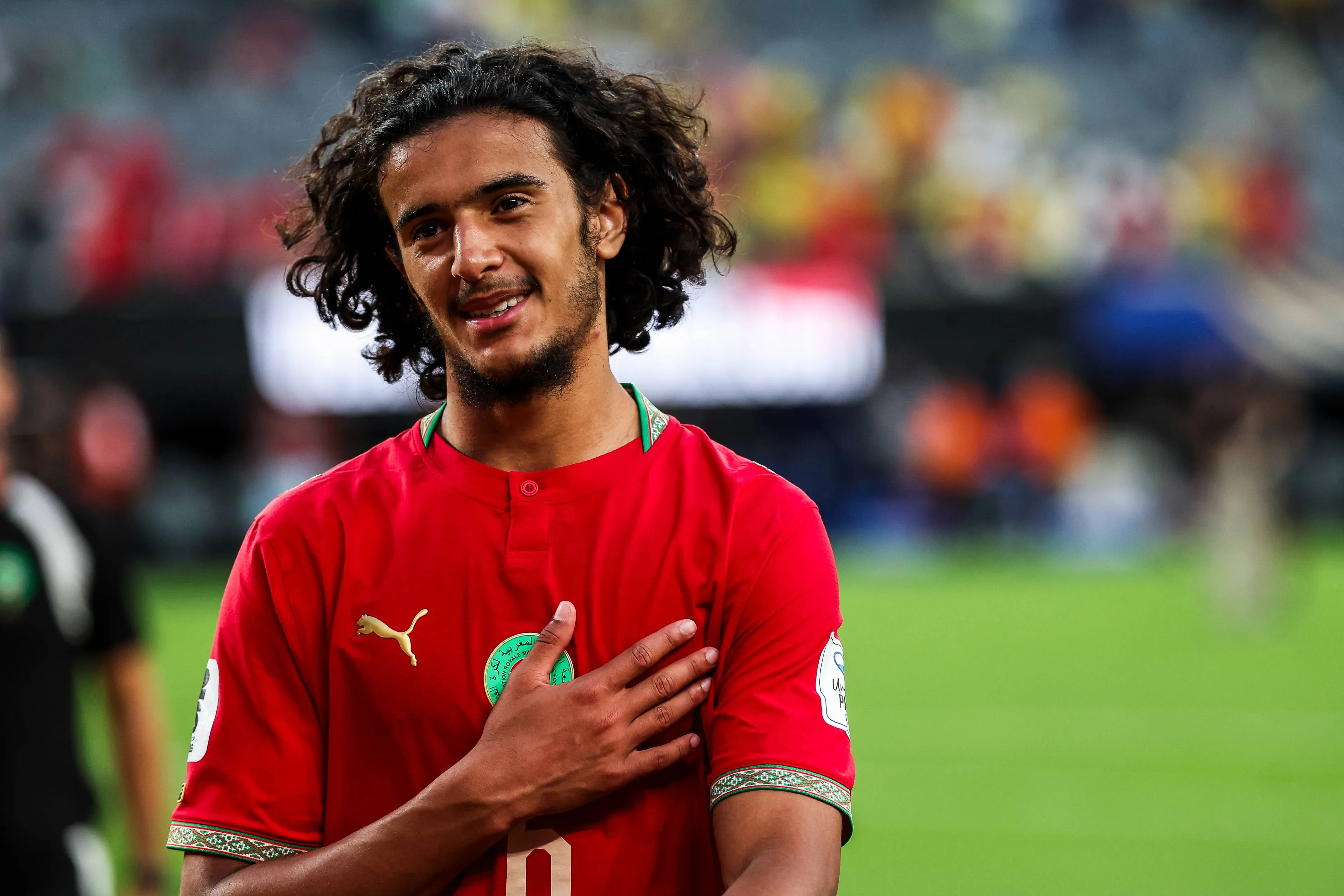 Ayyoub Bouaddi a brillé contre le Brésil
