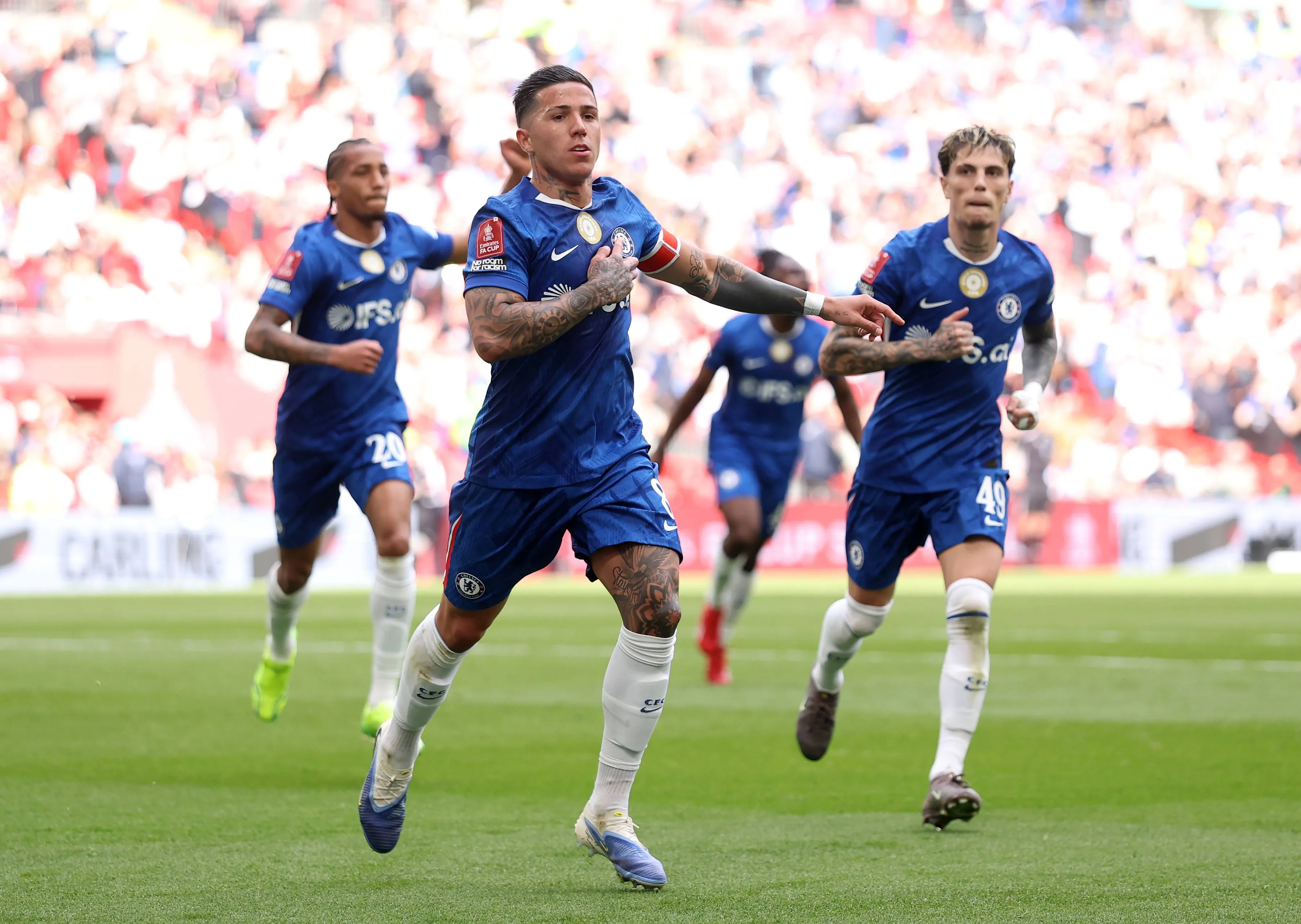 He's a fighter”: McFarlane praises Enzo Fernandez after match-winning  header books Chelsea's FA Cup final vs Man City