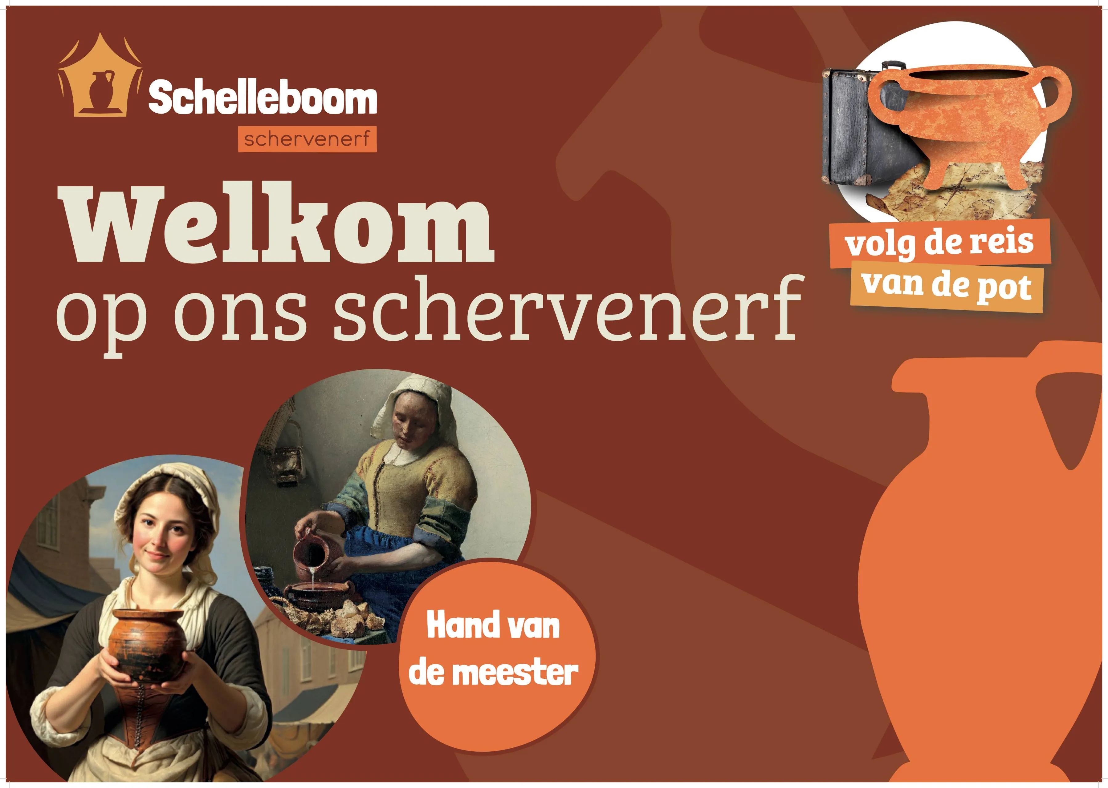 a1 poster welkom bord druk