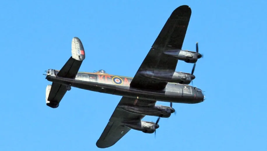 800px lancaster bomber over cowes in may 2013 5 geoff acton wikimedia 915x518