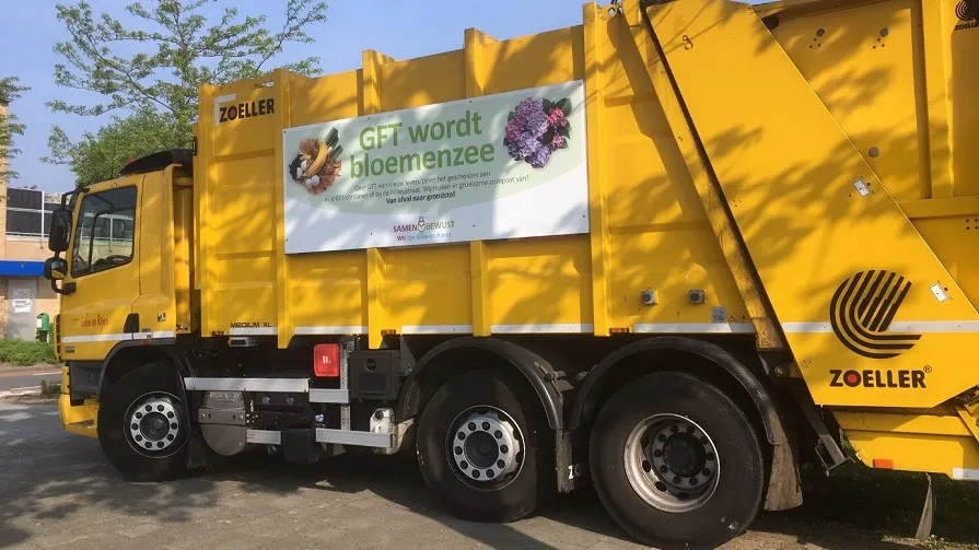 afbeelding inzamelen afval