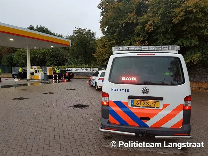 alcohol controle rijen langstraat