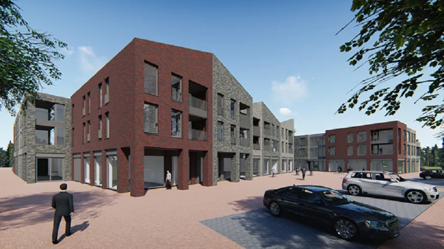 artist impression centrumplan gilze centrumdeel