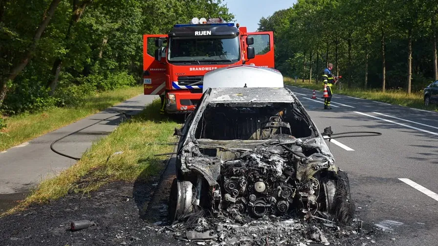 autobrand rijksweg rijen