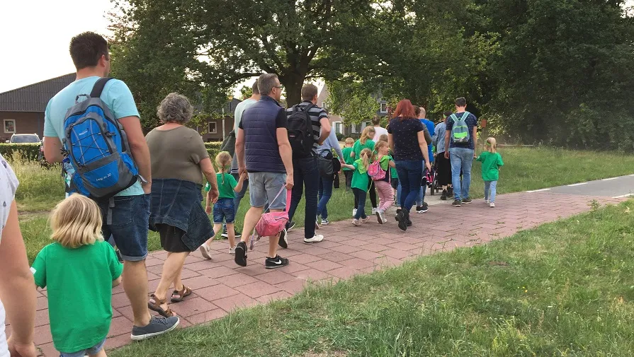 avondvierdaagse rijen