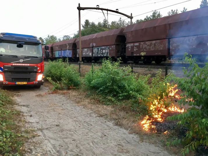 bermbrand spoor dorst rijen