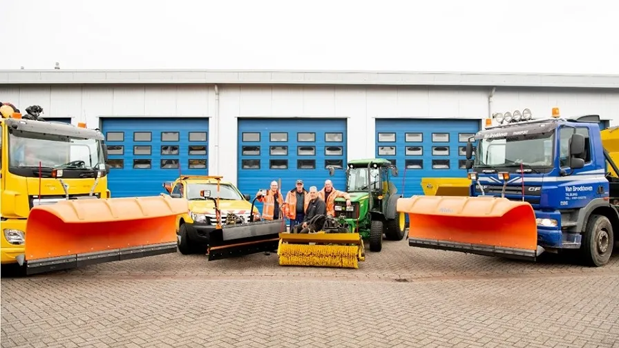 buitendienst klaar voor gladheidsbestrijding