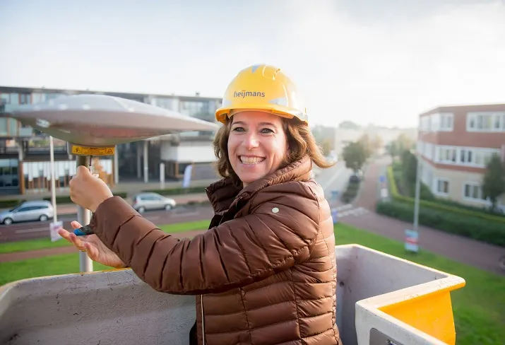 lantaarnpaal vervangen rijen
