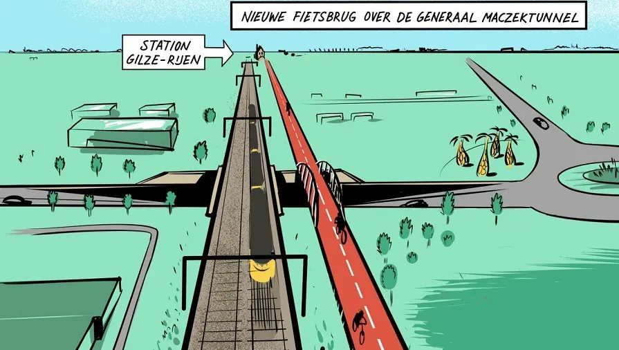 snelfietsroute rijen