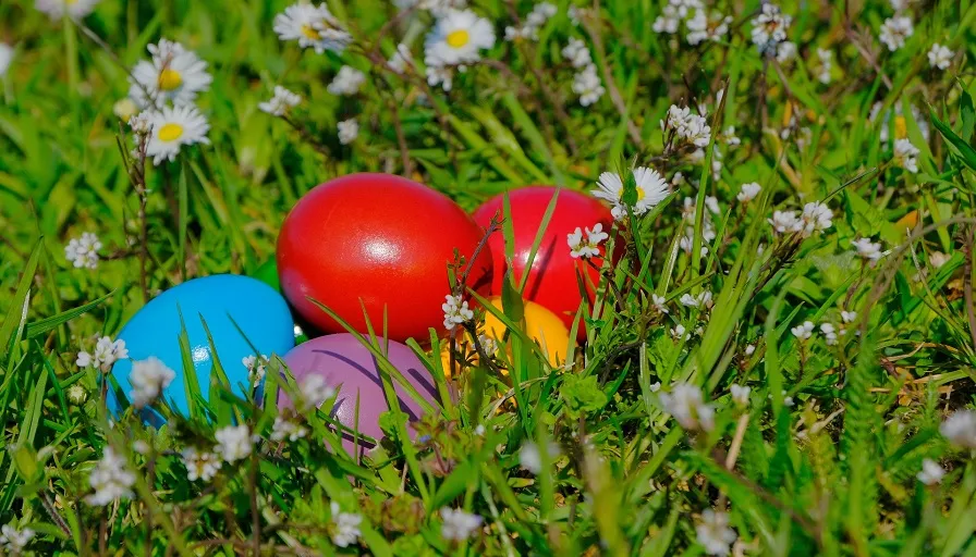 zonnig pasen