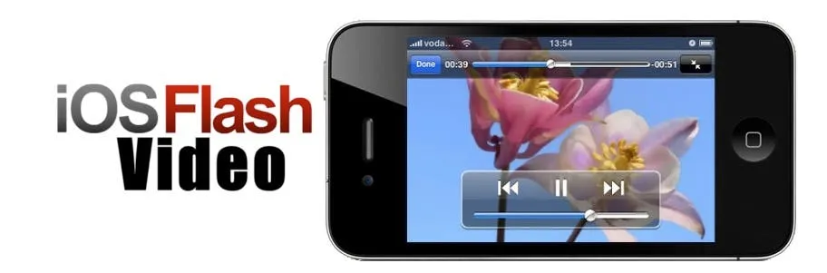 ios flash video