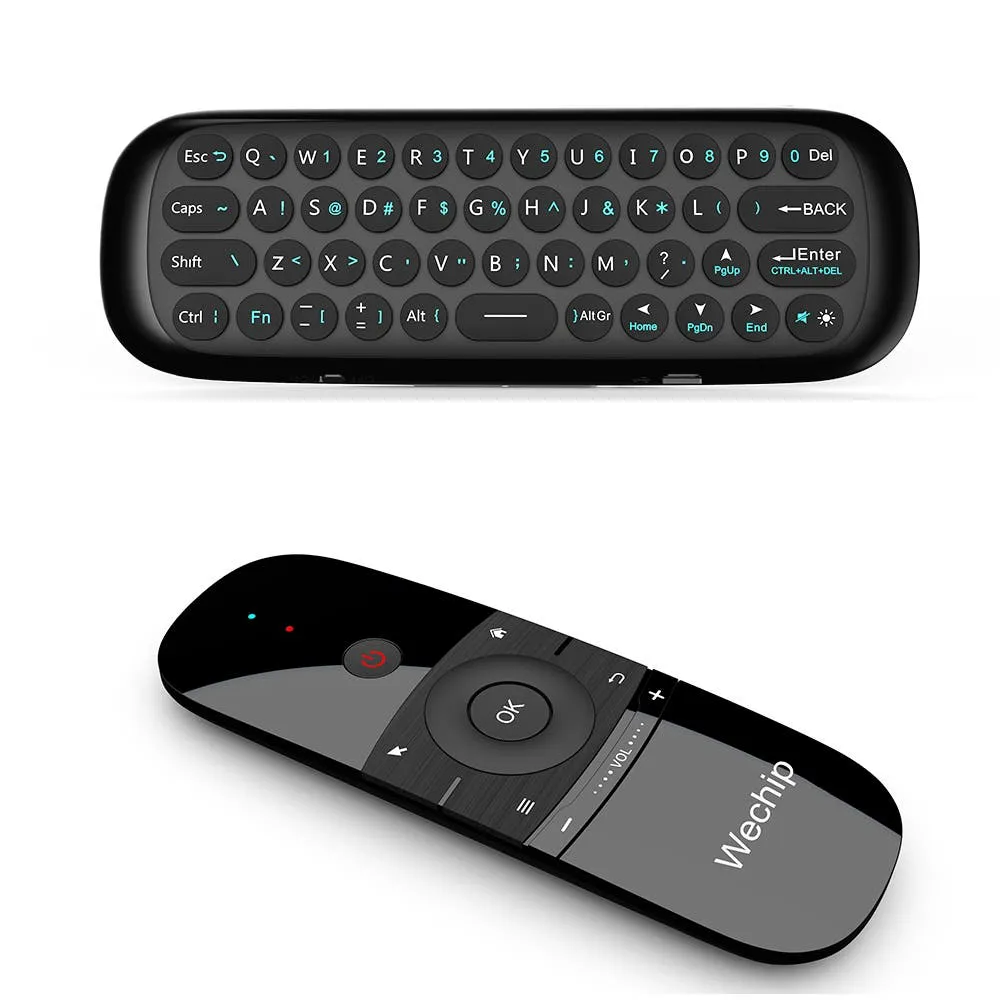 new original wechip w1 keyboard mouse wireless 2 4g fly air mouse rechargeble mini remote control