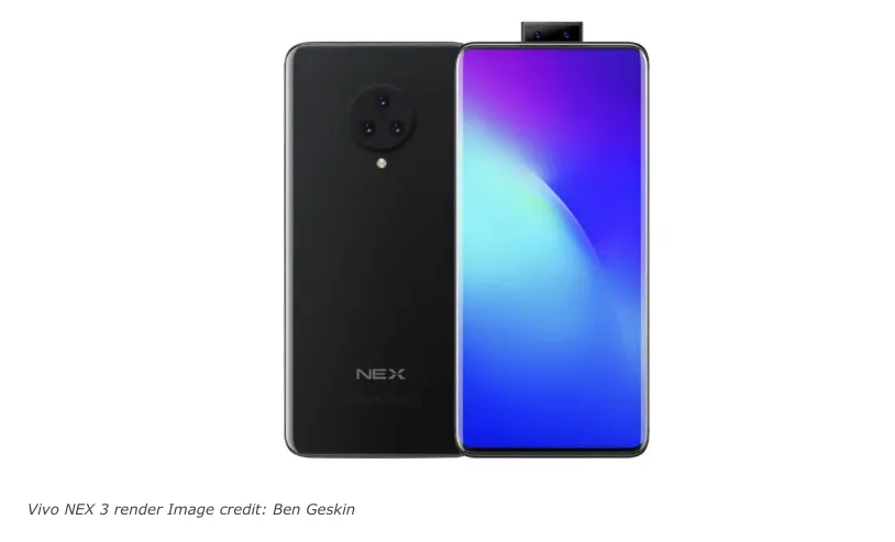 vivo nex 3 render