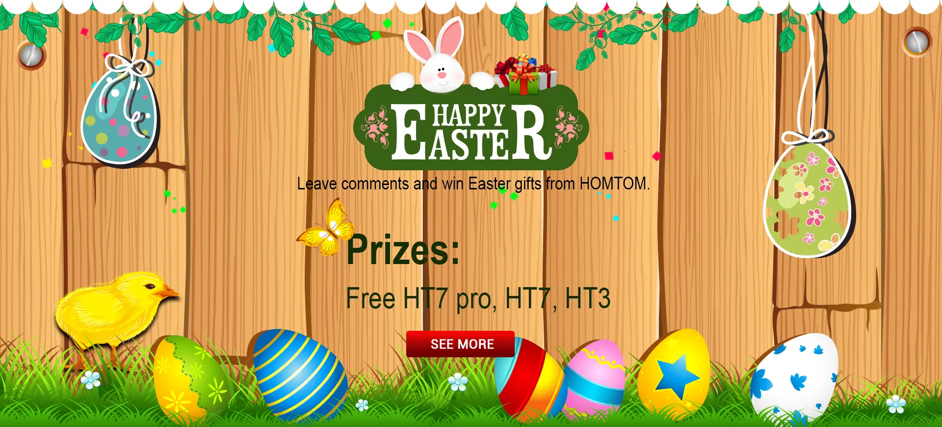 Homtom ask for suggestions this Easter to win prizes