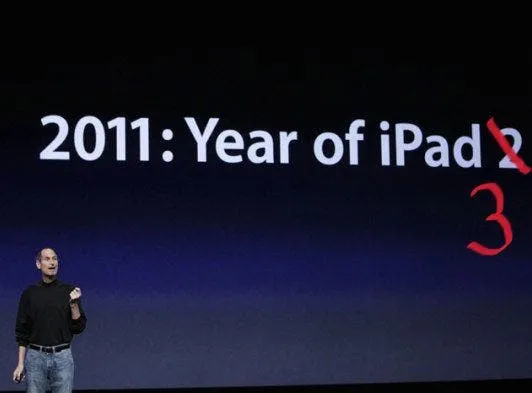 2011 year of ipad 3