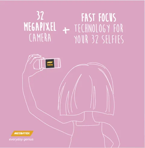 32 meg selfie mediatek x20