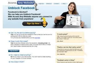 access any website