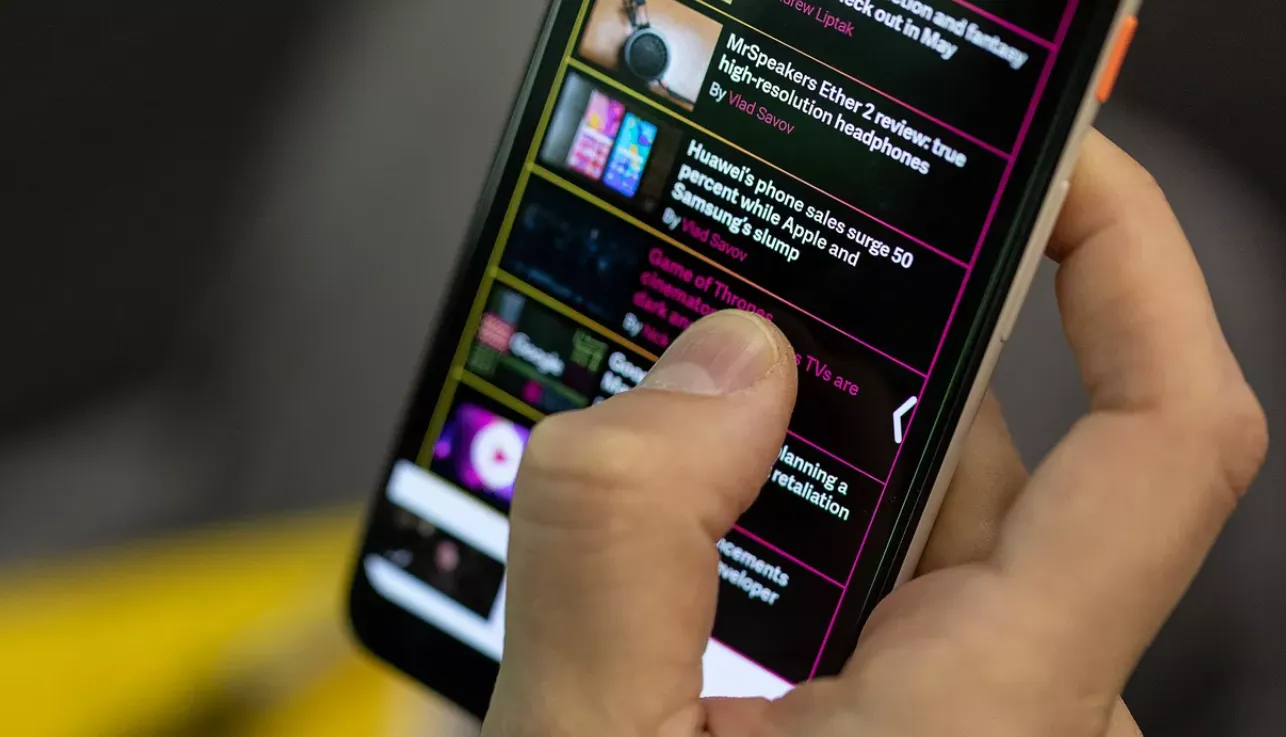 android q swipe gesture