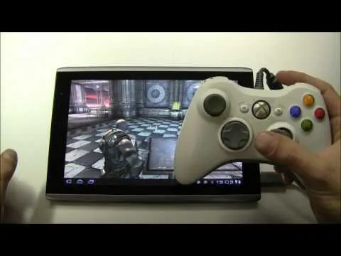 android tablet hacked in to a games console gizchina com