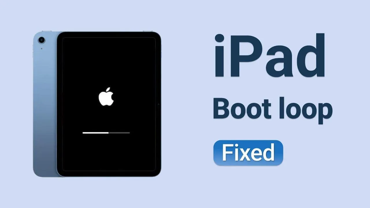 apple ipad boot loop fixed