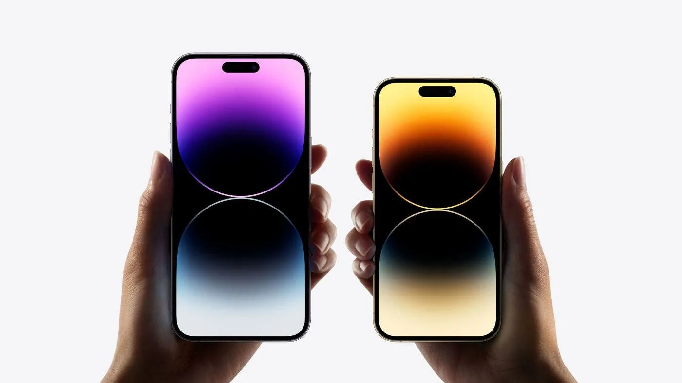 apple iphone 14 pro and pro max press image