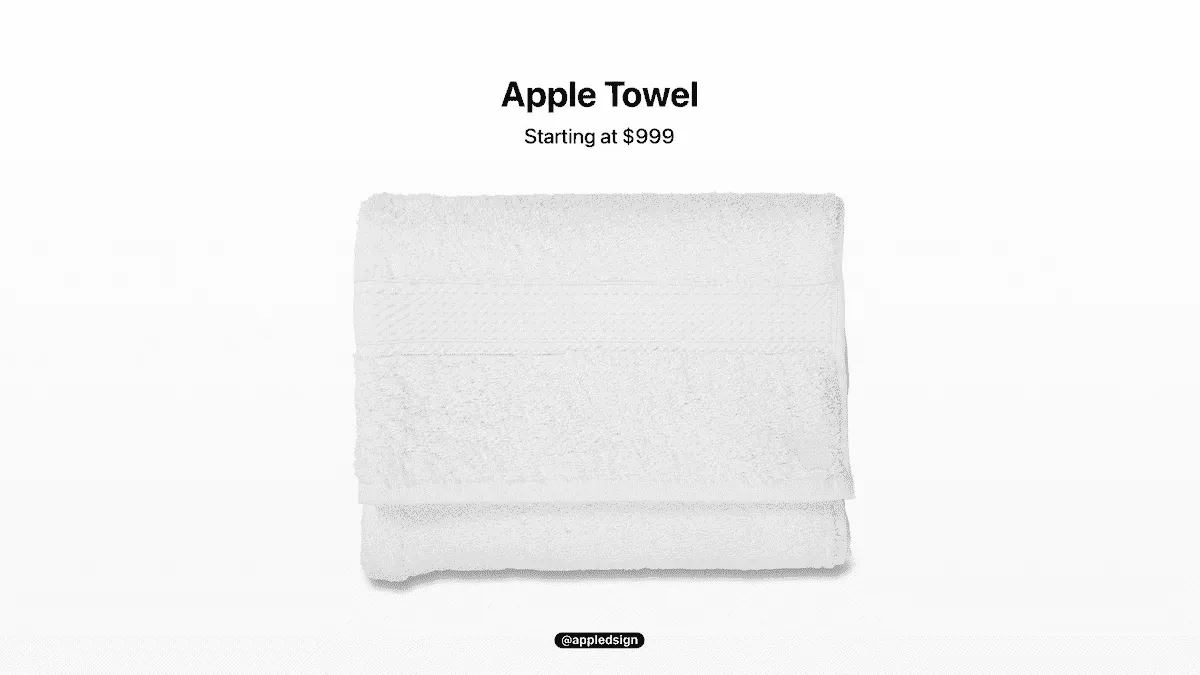 apple towel