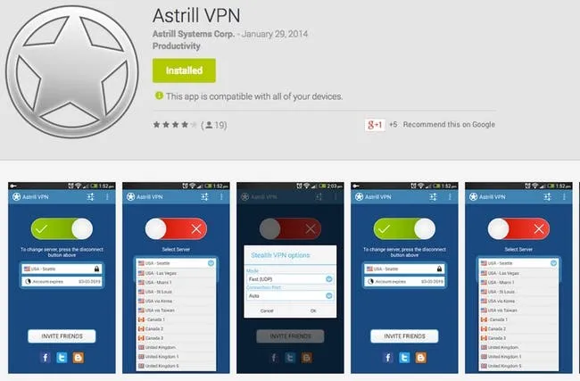 astrill vpn android