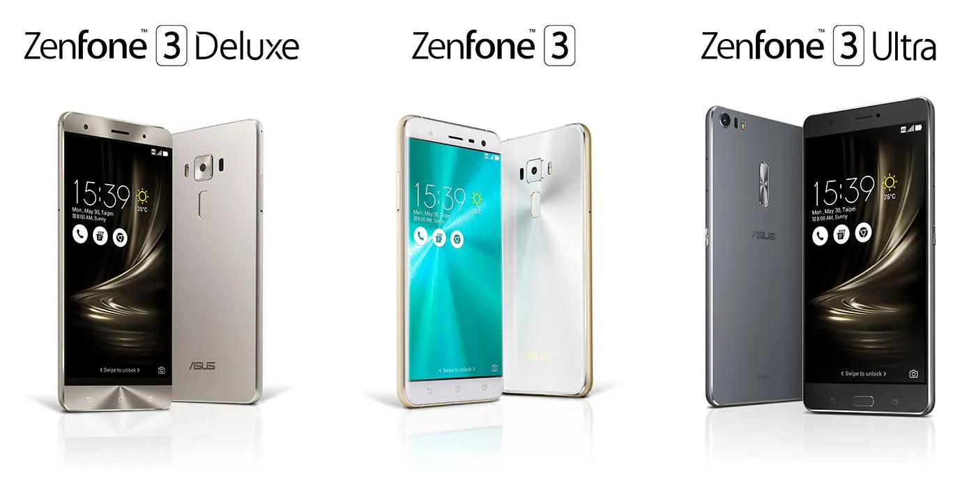 asus zenfone 3 family text
