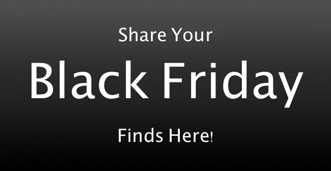 black friday deal share