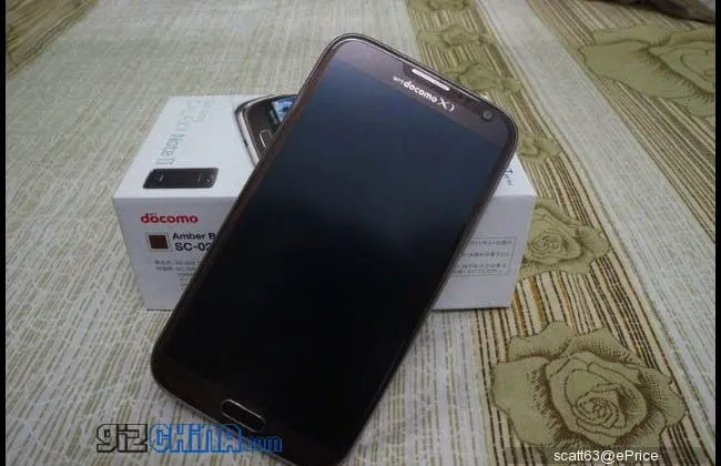 brown samsung galaxy note 2 real photos and unboxing