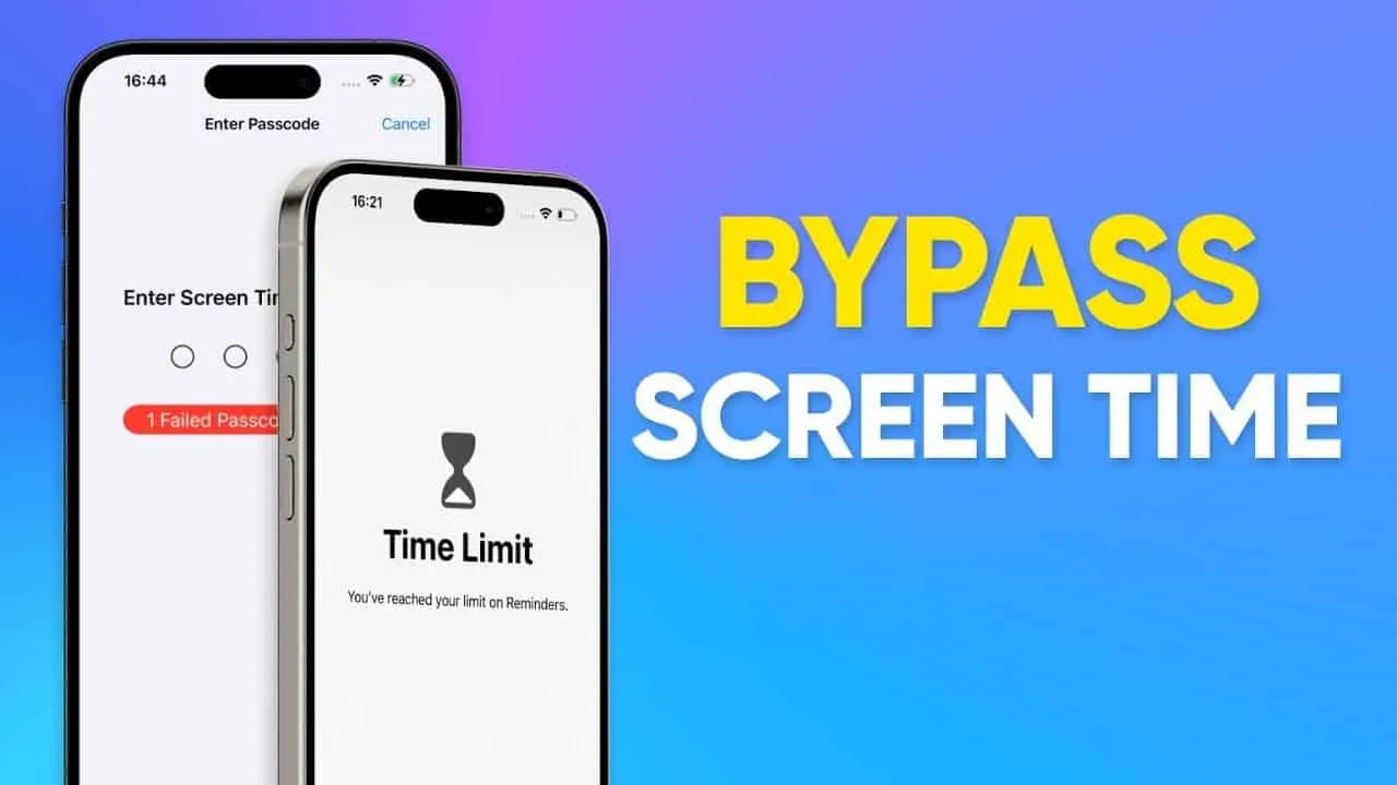 bypass screen time on iphone